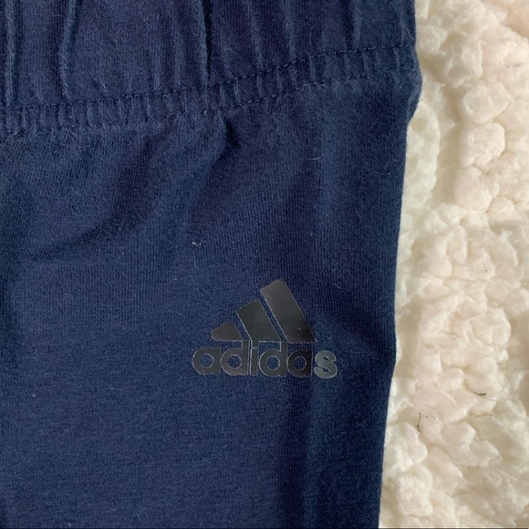 Navy adidas leggings size medium - Picture 2 of 4